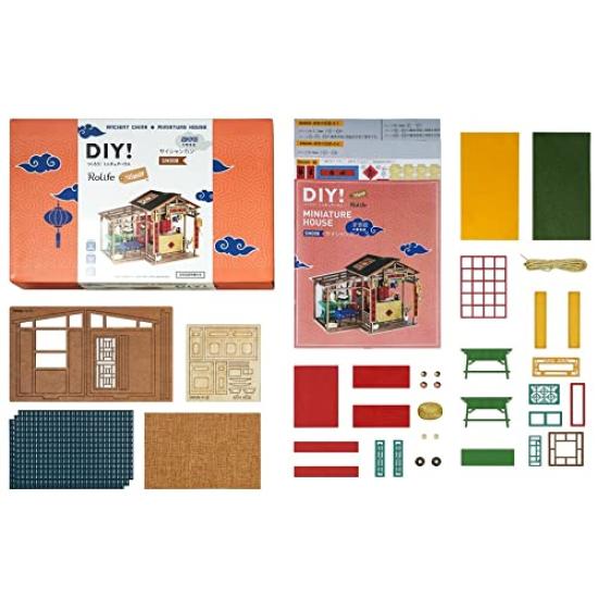 Robotime DIY Miniature House Dollhouse Chinese Series (Chinese Series) [Official Japanese Distributor  Japanese Instructions Included]