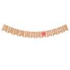 Welcome Home Kraft Paper Banner: Essential Decoration for Weddings, Baby Showers, and Parties In Chic Style.