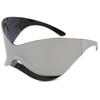 1 Pair Men Y2k Sport Sunglasses Uv400 Protection Safety Cycling Sun Glasses Eyewear For Driving Fishing