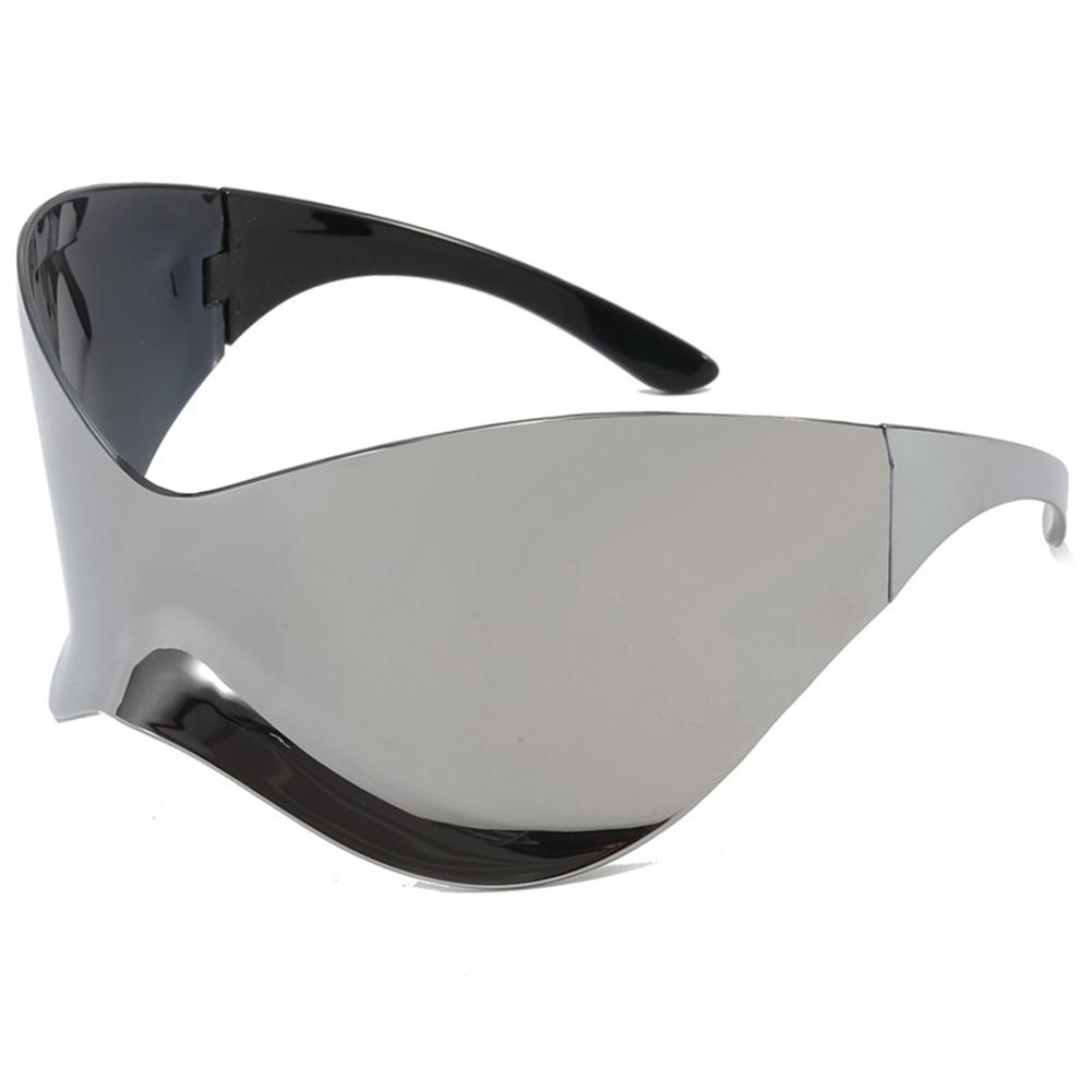 1 Pair Men Y2k Sport Sunglasses Uv400 Protection Safety Cycling Sun Glasses Eyewear For Driving Fishing