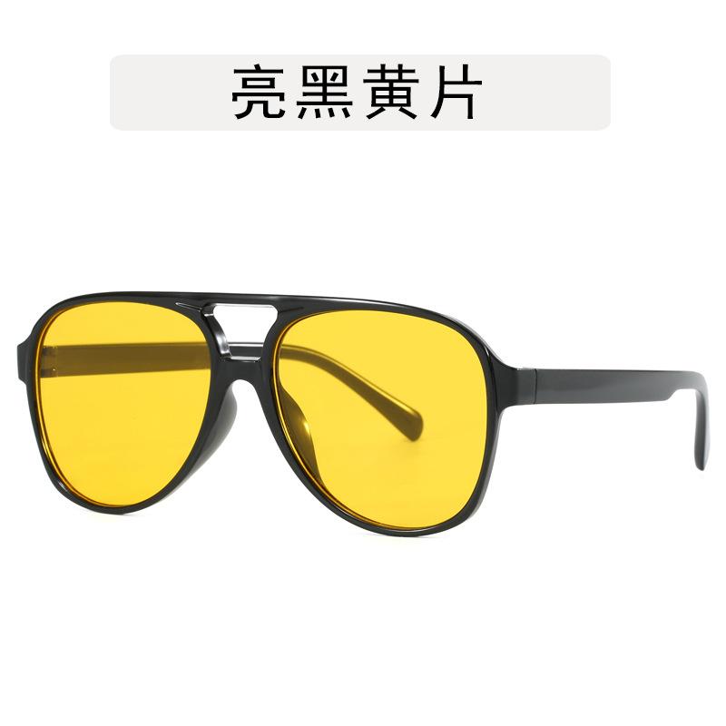 European American Vintage Sunglasses Men Pilot Shape Double Bridge Woman Glasses Driving Hiking Women Sun Glasses