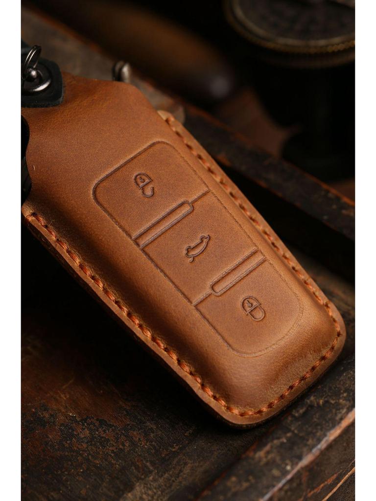 Handmade High-End All-Inclusive Protective Key Cover for Volkswagen
