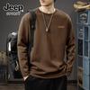 JEEP SPIRIT Men's Heavyweight Long Sleeve Cotton T-shirt