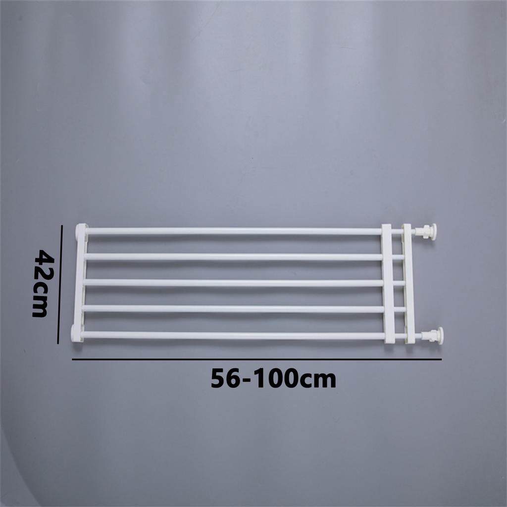 1Pc Household Pets Fence Adjustable Nail-free Cats Dogs Isolation Door Reusable Indoor Dog Gate Retractable Freestanding Fence