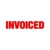 X-Stamper Self Inking Message Stamp (Invoiced Red)