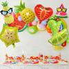 8pcs Fruit Foil Helium Balloons Party Decoration Supplies for Summer Beach Party