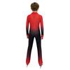 Boys Sparkly Rhinestones Full Body Jumpsuit Long Sleeve Long Pants Color Gradient Figure Skating Dance Bodysuit