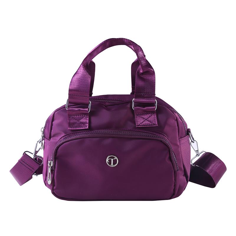 

High Quality Crossbody Bag For Lady Shoulder Bags Fashion Bag Nylon Travel Daily Handbag Bolso Mujer Bolso Bandolera Mujer фиолетовый
