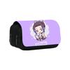 Astuccio a Doppio Strato Kimetsu No Yaiba 22cm/8.7inch Borsa Portapenne Scolastica per Studenti Ampio Spazio Astuccio per Studenti Regalo Scolastico