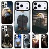 Coque de téléphone Animal Oiseau Faucon Aigle pour iPhone 17 Air 16 15 11 12 14 13 Pro Max Housse antichoc