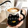 Cartoon Cat Mug Ceramic Relief Cat Mug Lovers Office Home Mug Cute Home Drinking Utensils Living Room Coffee Table Decoration