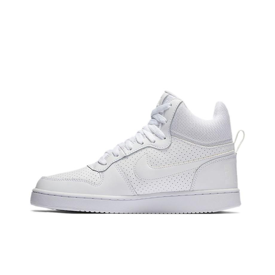 

Nike Court Borough Mid Synthetic Leather Comfortable Sports Slip Resistant Durable Mid Top Sneakers Women sneakers White 844906-110 40.5