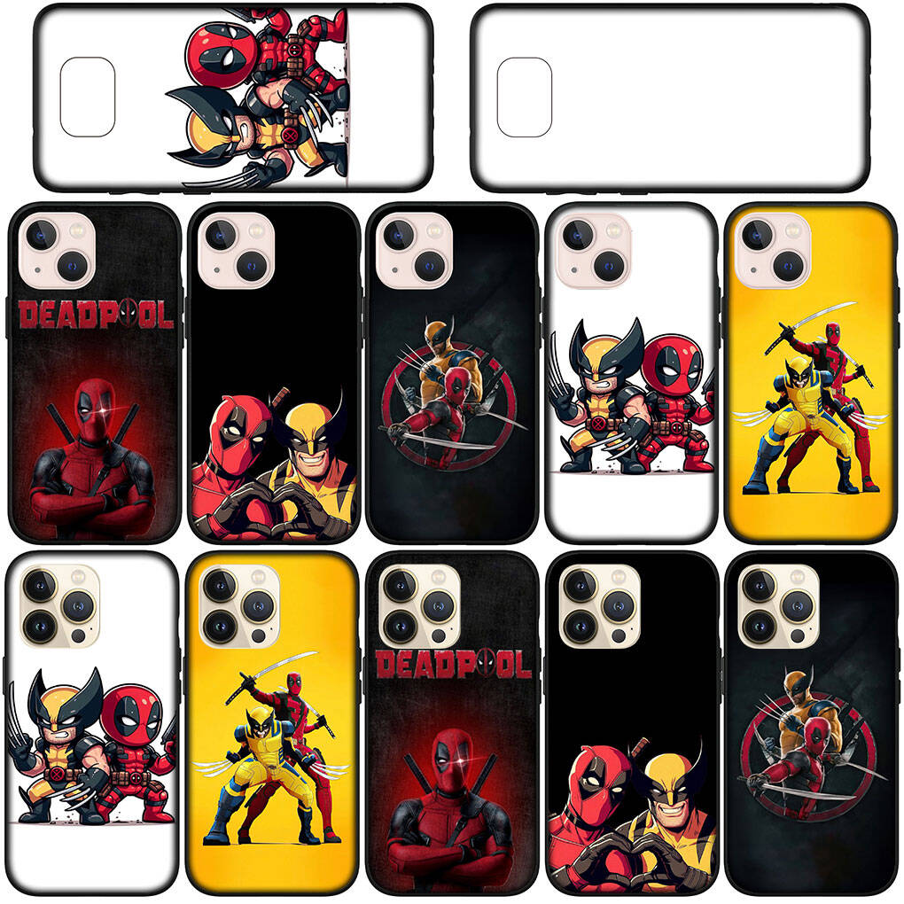 Cover for iPhone 17 16 15 Xiaomi Poco Redmi Note 14 13 12 11 Pro Max 9 16e Samsung Galaxy S25 S24 S23 OPPO Huawei Wolverine Cool Deadpool Phone Case