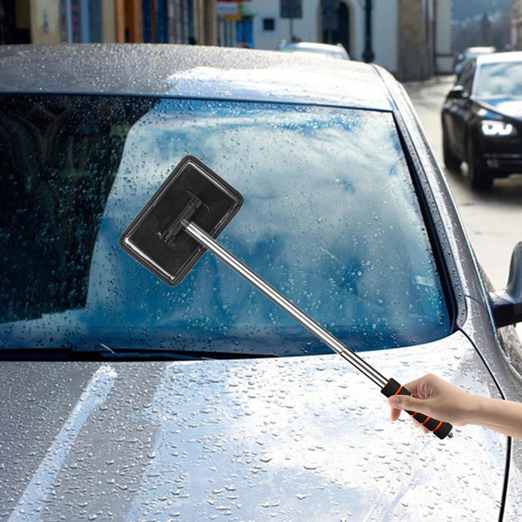 Car Wash Brush Windshield Cleaning Tool Adjustable Universal Defogging for Home Auto Truck