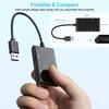 CR375-B 6-in-1 Multi-USB Smart Card Reader for Smart/MS/M2/TF/SIM/SD Cards Adapter Hub for Windows, Mac, Linux