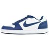 New EBERNON Anti Slip Wear Resistant Low Top Skateboard Shoes Men's White Blue IF0847-141
