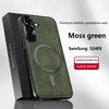For Samsung Galaxy S24 Ultra Plus FE Case Magnetic Elegant Leather Wear-Resistant Lens Fully Covered Non-Slip Grip Edge Cover