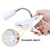New Compact Lightweight Mini LED Clamp Book Light - Adjustable Brightness Reading Lamp for Bedtime or Travel - Perfect Nighttime