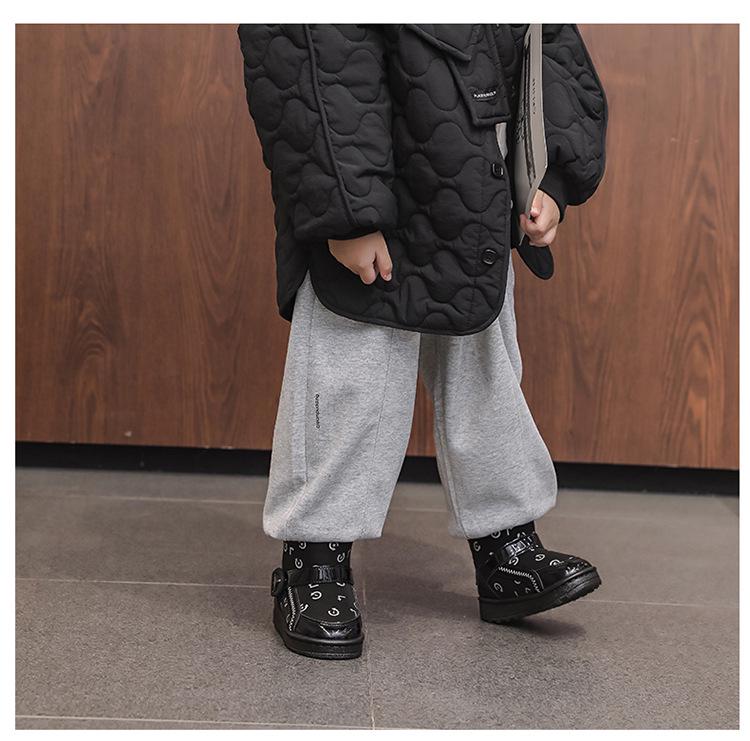 Winterstiefel für Kinder: Abriebfeste, Dicke, Warme, Rutschfeste Modestiefel mit Zusätzlichem Fleece für Jungen und Mädchen