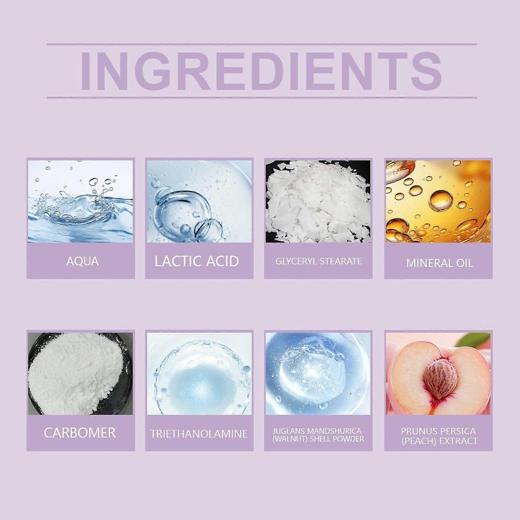 Peach Flavor Body Scrub nourishes, softness, firmness, moisturizing, moisturizing, exfoliating, body cleansing