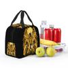 Knights Of The Zodiac Pegasus Gold Insulated Lunch Bag for Women Kids Leakproof Food Boxes Thermal Lunch Box Tote