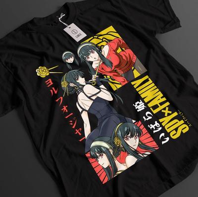 Spy X Family Shirt Anya Tshirt Loid Forger T-Shirt Yor Tee Bond Sylvia Anime Top