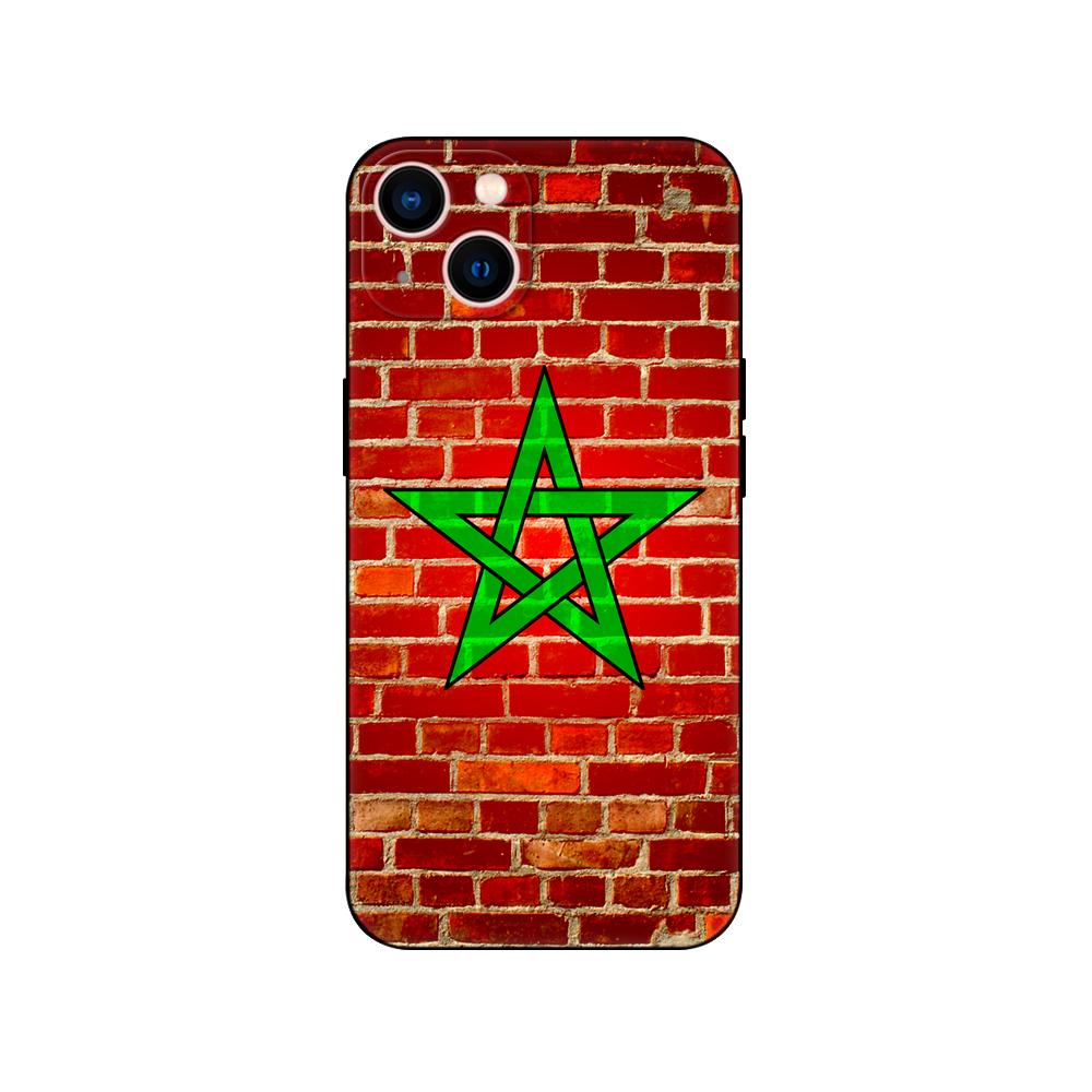 Black tpu Case For Samsung Galaxy A50 50S A30S A10 A01 A11 A21S A31 A41 A51 A71 Cover  Morocco flag Moroccan