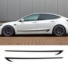 Car Vinyl Side Decals for Tesla Model 3 Body Side Sticker Stripes Racing Style Decor Decal Modification Stickers 2pcs