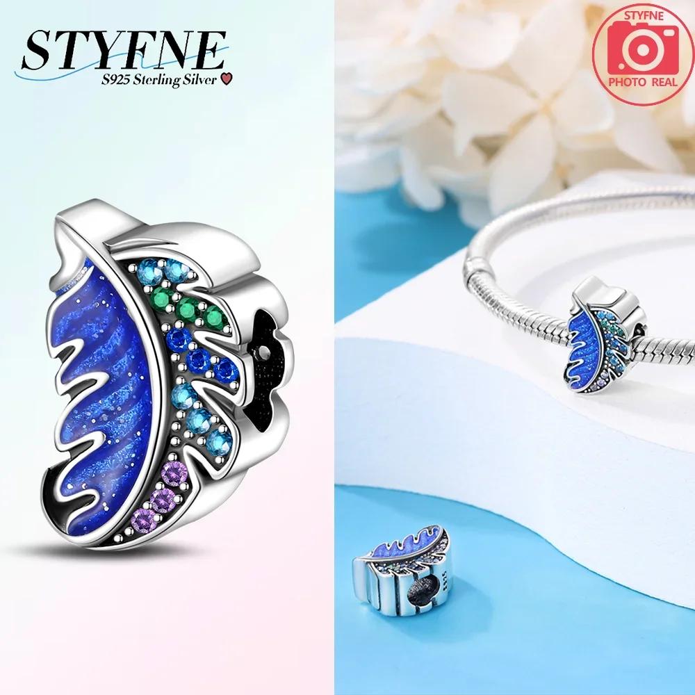 Copper Original Colored Feathered Wings Pink Angelic Endless Beads Fit Bracelet Women Diy Fine Beautiful Gift Accessory