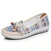 Summer Mesh Shoes for Mothers, Breathable Mesh Fabric Shoes for Women, and Soft-soled Embroidered Sandals for Women