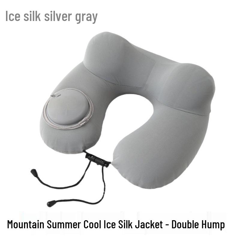 Tragbares aufblasbares Nackenkissen für Büro, Zuhause, Reisen und Auto