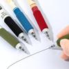 Set di 4 penne gel Happy Smile dal design retrò con inchiostro a sfera nero ad asciugatura rapida da 0,5 mm per la scrittura