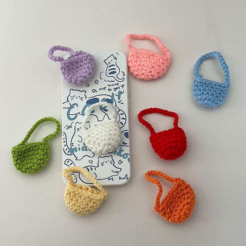 Xiaohongshu New Christmas Button Teddy Bear Plush Bag Pendant, Cute Bear Doll Keychain Gift.