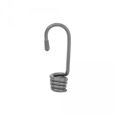 Hak Stalowy Do Gumy Elastycznej Szary 10Szt Bungee Cord Hook Mocowanie