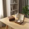 Square Walnut Wooden Bracelet Holder Luxury Jewelry Storage Case Hand Chain Box  Gifts