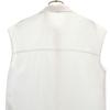 Mila Owen No Sleeve Shirt White Women Used
