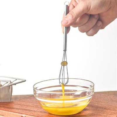 Yousheng Mini-Schneebesen, Schneebesen aus Edelstahldraht zum Schlagen, Mischen, Schlagen, Federgriff, kleiner Schneebesen