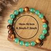 Festive Gifts Green Aventurine Tiger Eye Beaded Bracelet Natural Fashion Jewelry For Men Women Daily Wear Gift