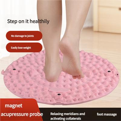 Extra Large Acupressure Foot Mat - 56cm Diameter Deep Tissue Massage Pad for Reflexology Foot and Body Pain Relief Therapy