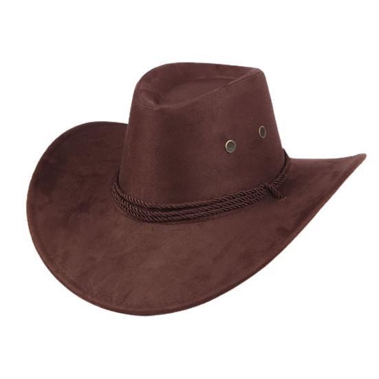 

Unisex Sunhat Adjustable Neck Strap Wide Brim Spring Summer Cool Pure Color Cap for Outdoor коричневий