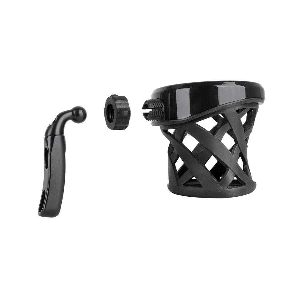 Motorcycle Handlebar Drink Cup Holder W/Mesh Basket Mount Universal