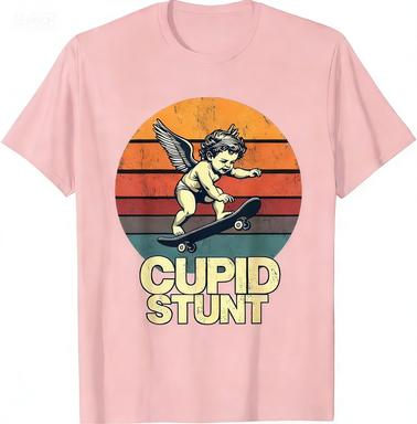 20256Cupid Men's Pure Cotton T-Shirt | Comfortable High Quality Beach & Party Wear