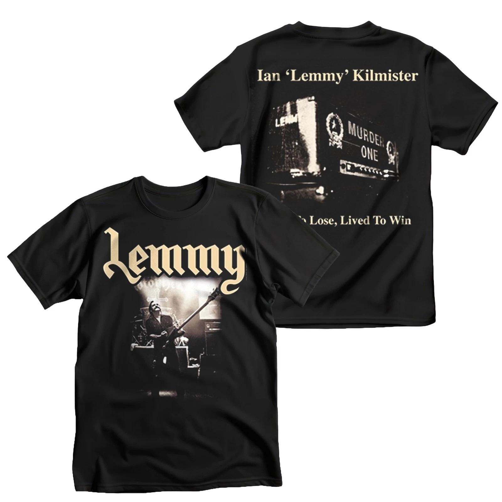 Lemmy Men s Born To Lose Lived To Win T-Shirt S-3XL NEW XXXXL