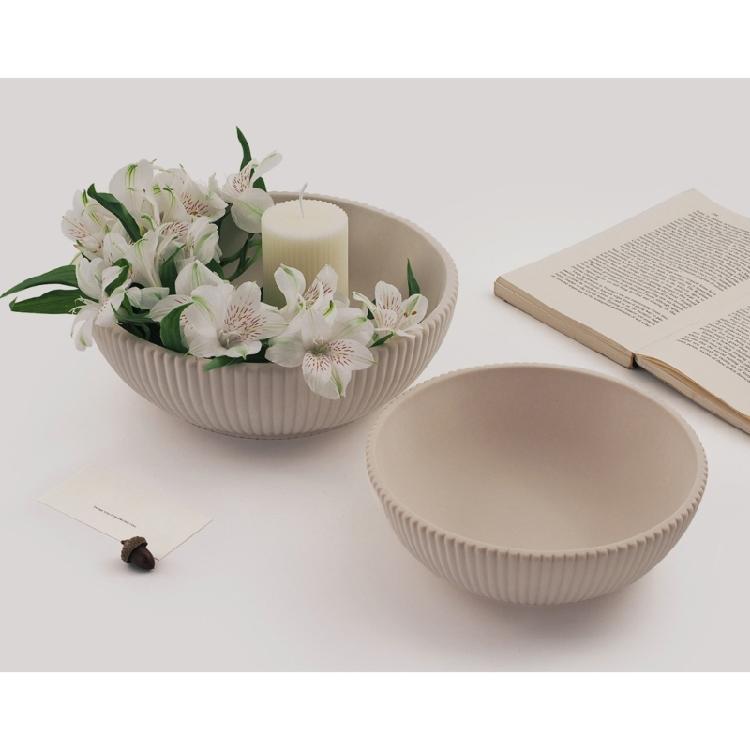 Striped Bowl Resin Moulds for Home Decoration, Resin Bowl SIlicone Moulds for Epoxy Resin, Candle Holder, Vanity Tray