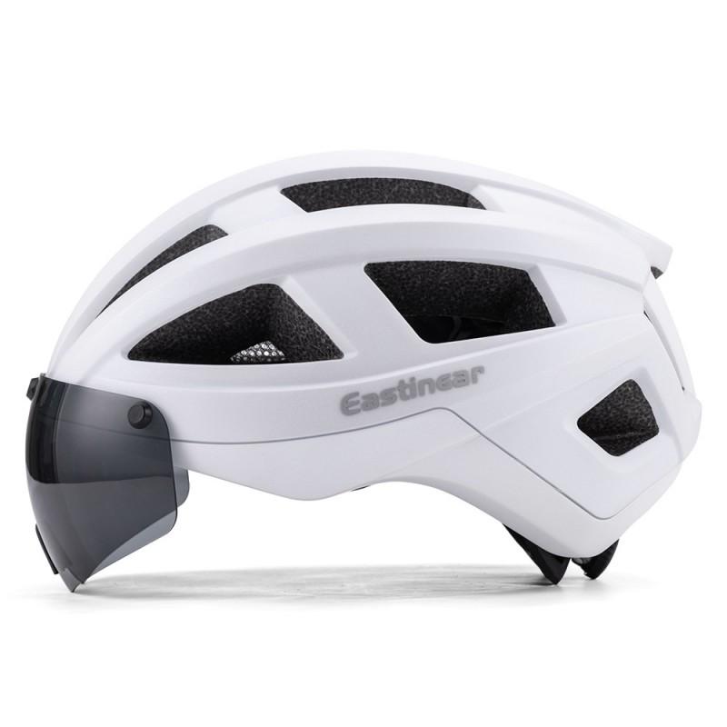 Magnetic Snap-on Goggle Cycling Helmet Adults Full Molded Bicycle Half PCEPS All Season Use