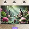 Natural scenery mountains rocks waterfall green plants banner background suitable forgarden decorationactivitiesor taking photos