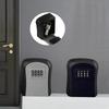 Wall Mount Key Storage Secret Box Organizer 4 Digit Combination Password Outdoor Security Code Lock for House Keys Key Safe