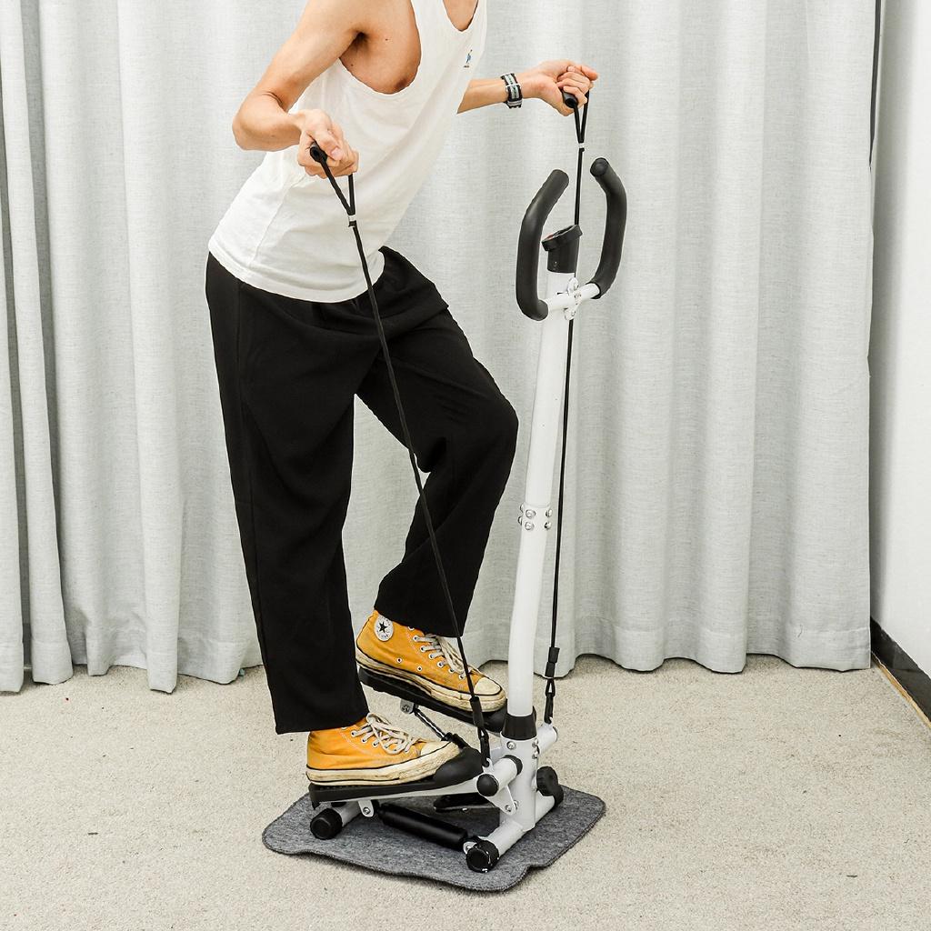 Mini Lose Weight Multi-functional Pedal Fitness Equipment Steppers Quiet Hydraulic Treadmill With LCD Monitor