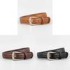 Genuine Leather Womens Belt With Alloy Buckle For Casual And Formal Wear