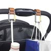 Adjustable Strollers Hook Practical Adjustable Strollers Organizer PU Strap For Diaper Bags And Groceries
